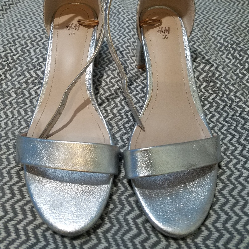 H&M silver shoes